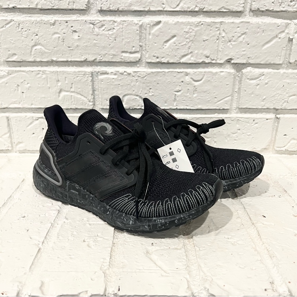 Adidas James Bond x Ultraboost 20 Core Black/Core Black/Iron Metallic Size 8 NEW